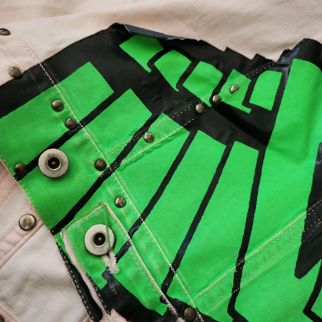 希少　ノゾミイシグロ　ポップアート　スタッズ付き　Gジャン　ジャケット　Sサイズ