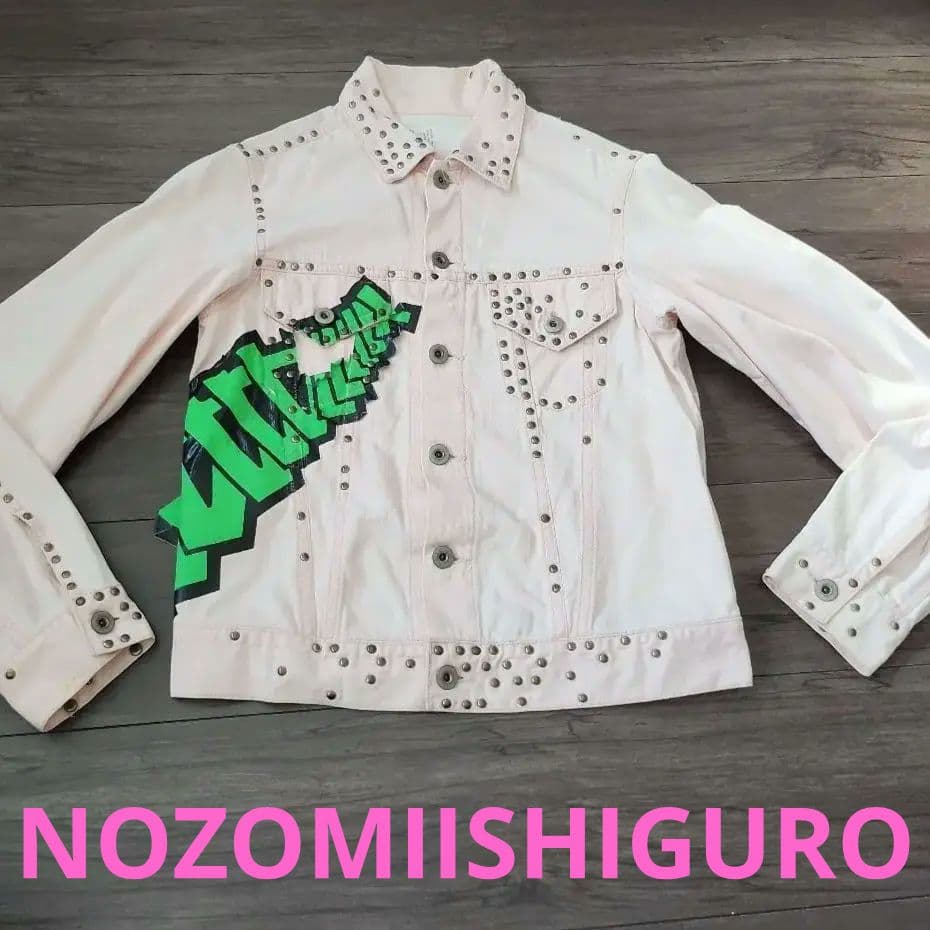 希少　ノゾミイシグロ　ポップアート　スタッズ付き　Gジャン　ジャケット　Sサイズ
