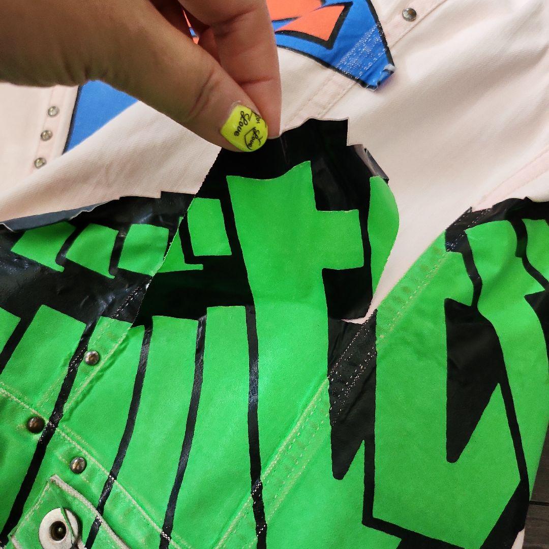 希少　ノゾミイシグロ　ポップアート　スタッズ付き　Gジャン　ジャケット　Sサイズ