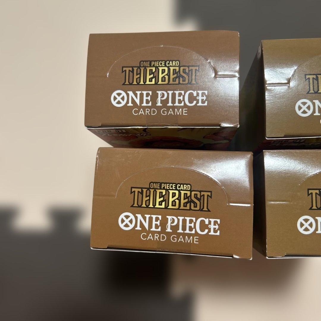 未開封•テープ付き ONE PIECEカードゲーム THE BEST 4BOX