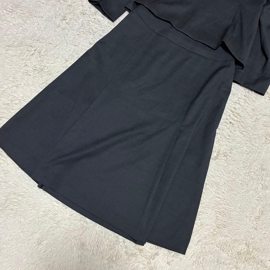 NEWYORKER 2024年モデル チャコール ノーカラージャケット スカート