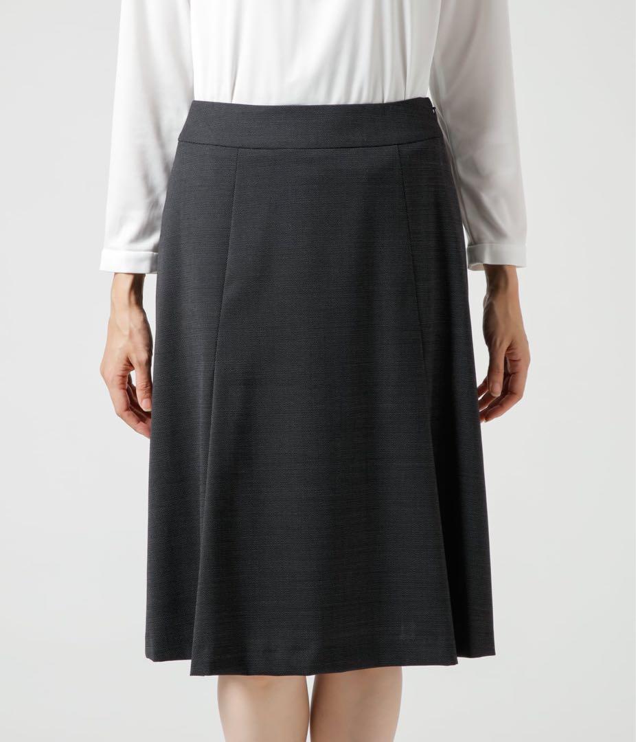 NEWYORKER 2024年モデル チャコール ノーカラージャケット スカート