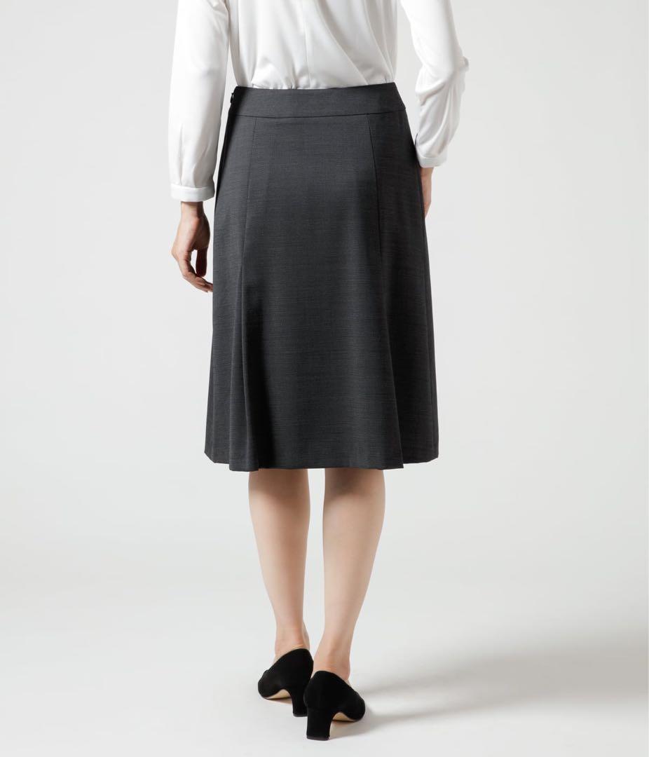 NEWYORKER 2024年モデル チャコール ノーカラージャケット スカート