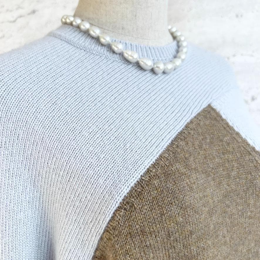 美品★HERMES★カシミヤ★フェアアイル★チュニック★ニット