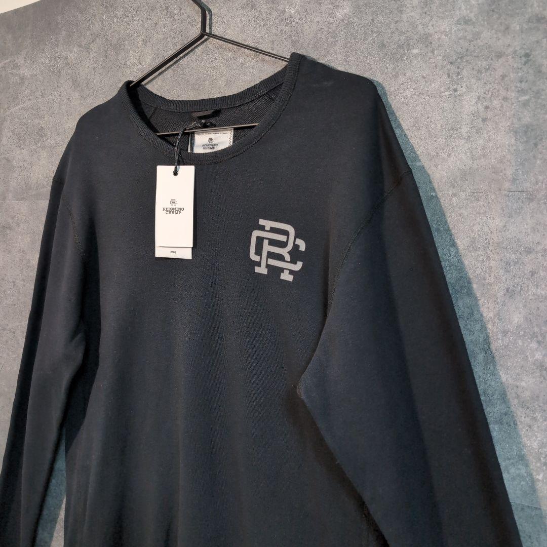新品未使用タグ付 ロンハーマン レイニングチャンプ スウェット M（L相当）黒