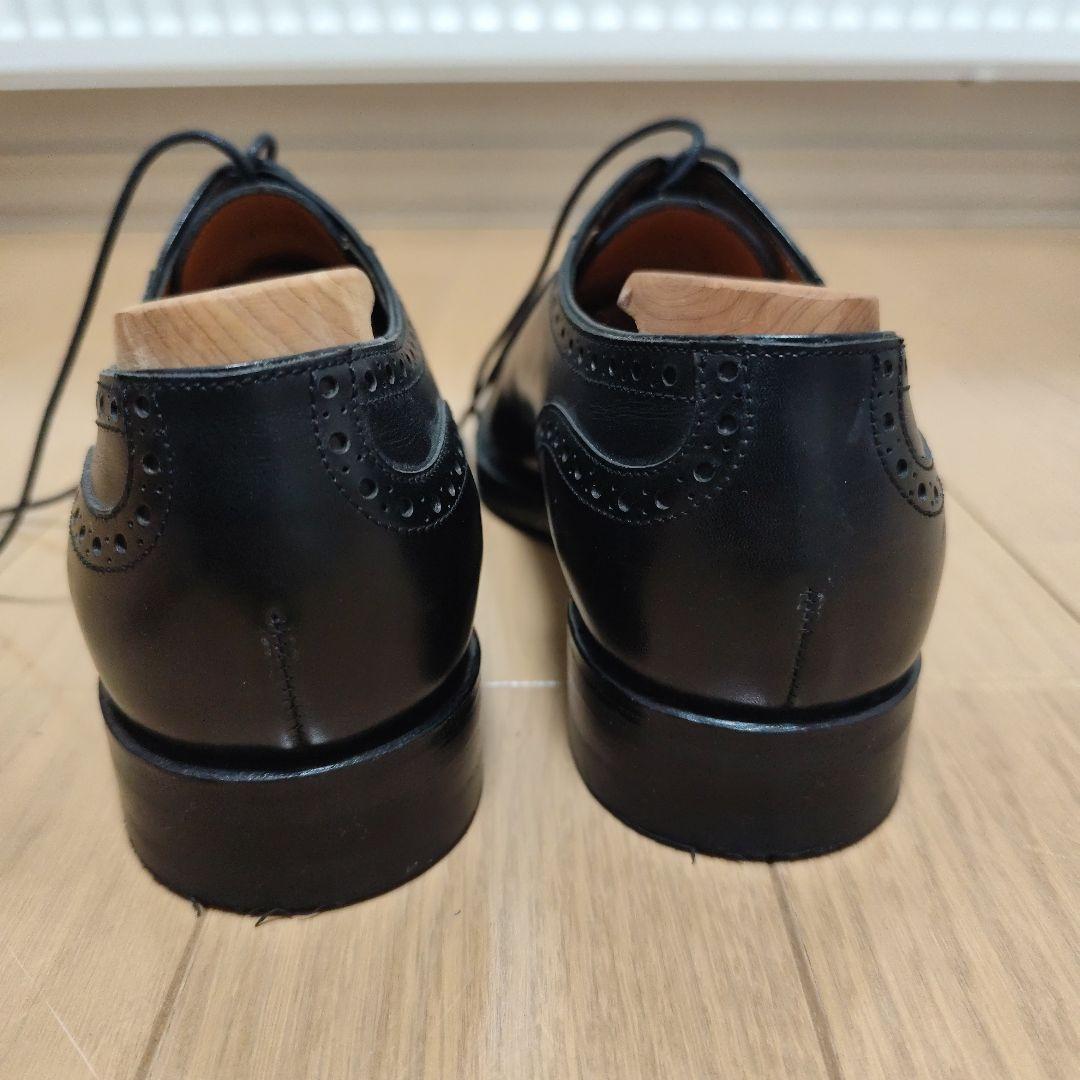 美品　ジャランスリワヤ　内羽根　ストレートチップ　黒 ダイナイトソール　7.5