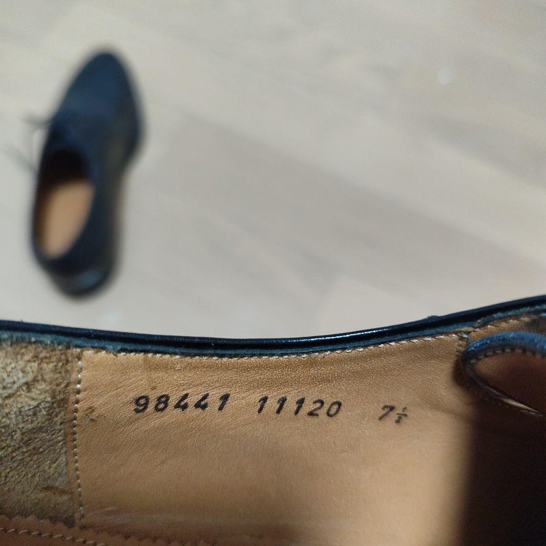 美品　ジャランスリワヤ　内羽根　ストレートチップ　黒 ダイナイトソール　7.5