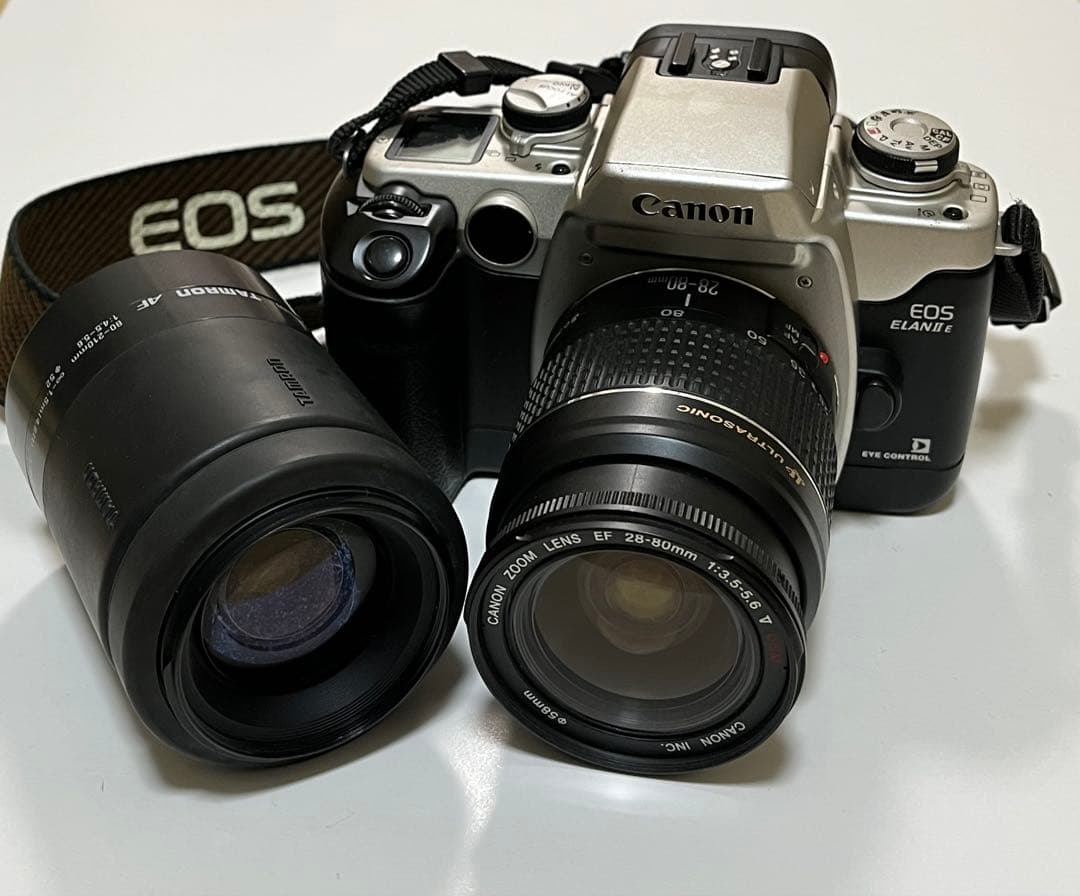 Canon キヤノン EOS 55 ELAN 望遠レンズセット 完動美品
