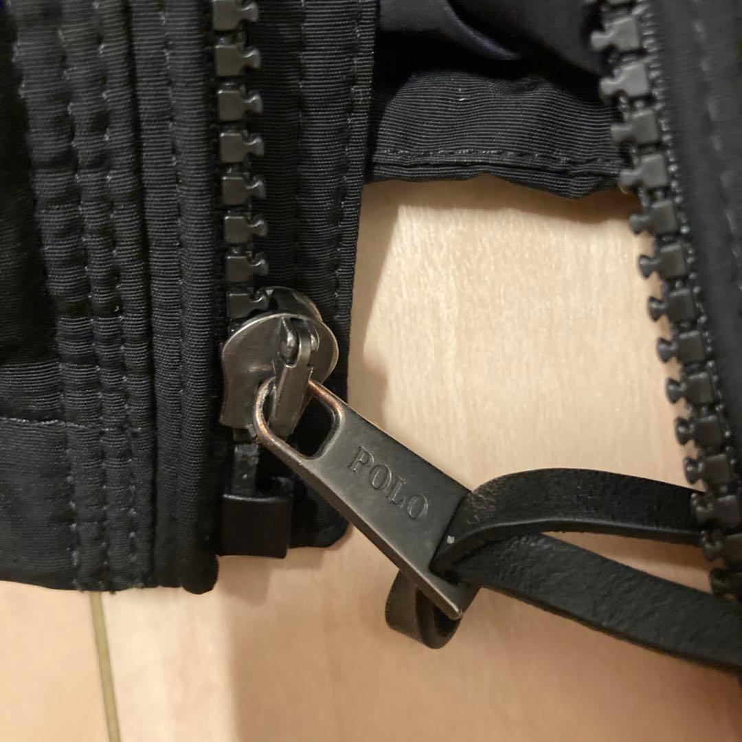 ポロラルフローレン ダウンジャケット フード ポニー ブラック XS