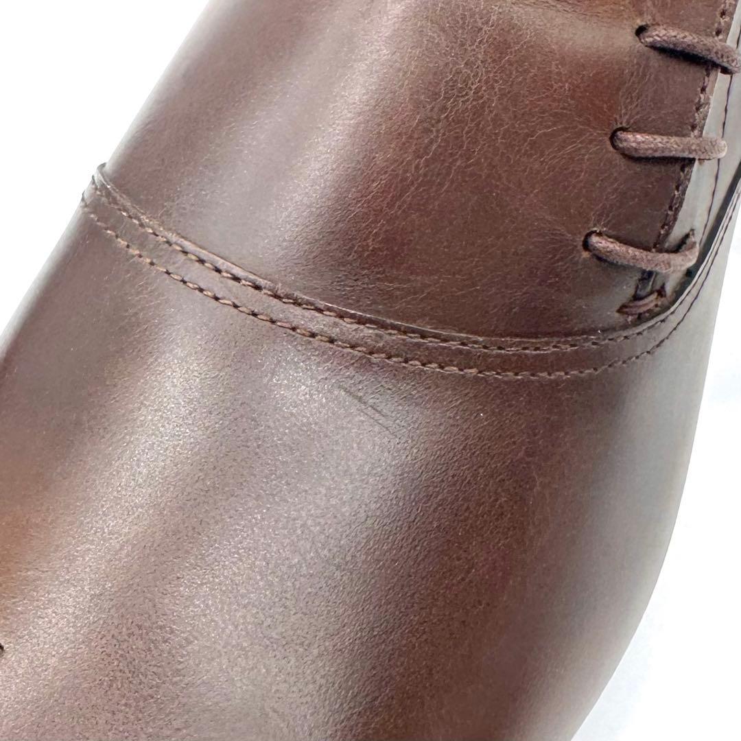 未使用✨キャサリンハムネット ビジネスシューズ サイドレース ブラウン 26cm