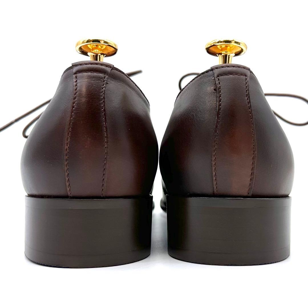 未使用✨キャサリンハムネット ビジネスシューズ サイドレース ブラウン 26cm