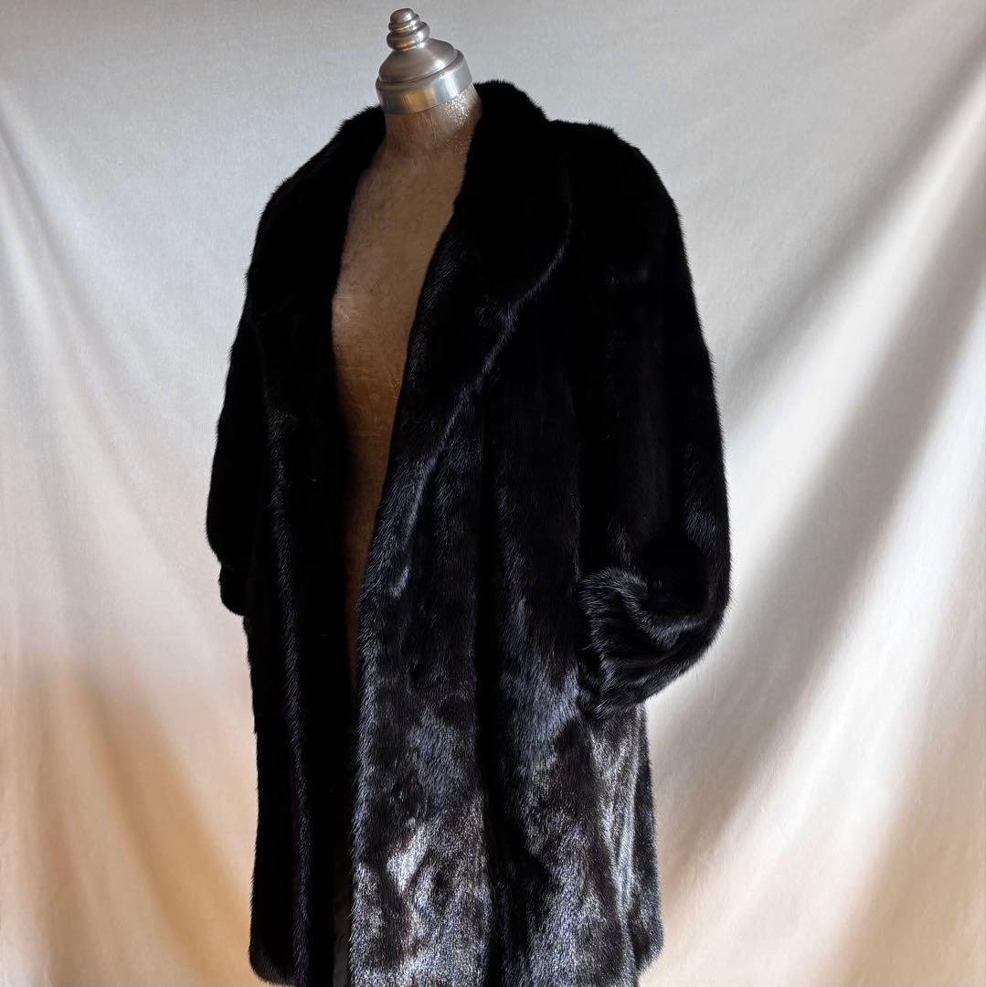 SAGA MINK  最高級ミンク ミドル丈 ファーコート 金サガ