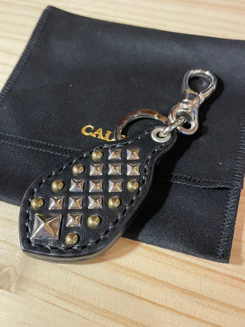 CALEE キャリー スタッズレザーキーホルダー 新品