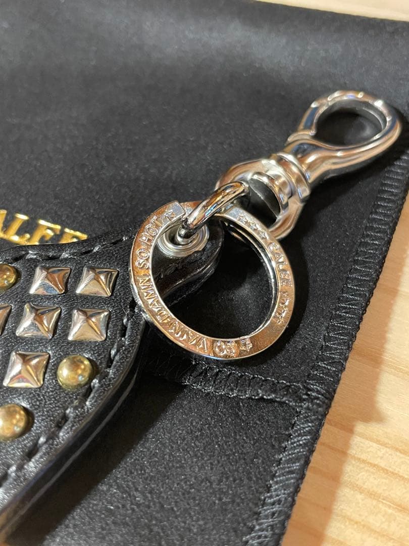 CALEE キャリー スタッズレザーキーホルダー 新品