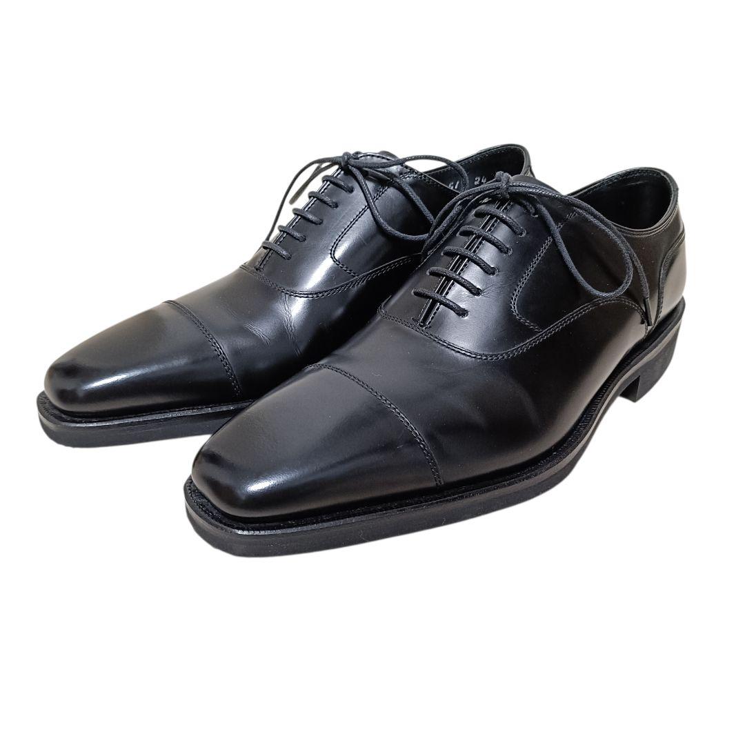 【極美品】 REGAL☓GEOX ストレートチップ 内羽根 ブラック 24cm