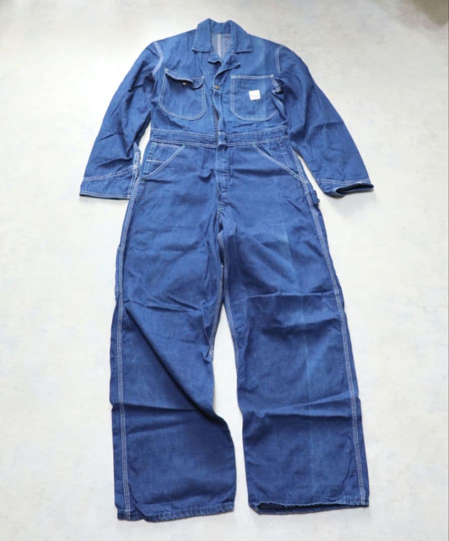 70s Pointer Brand デニムオールインワン USA製 Sサイズ相当