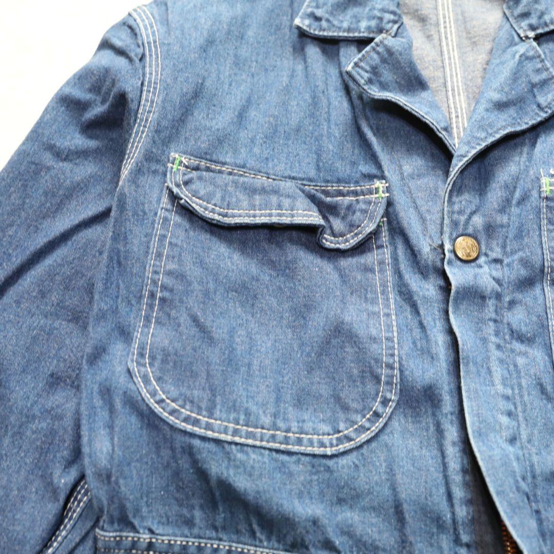 70s Pointer Brand デニムオールインワン USA製 Sサイズ相当
