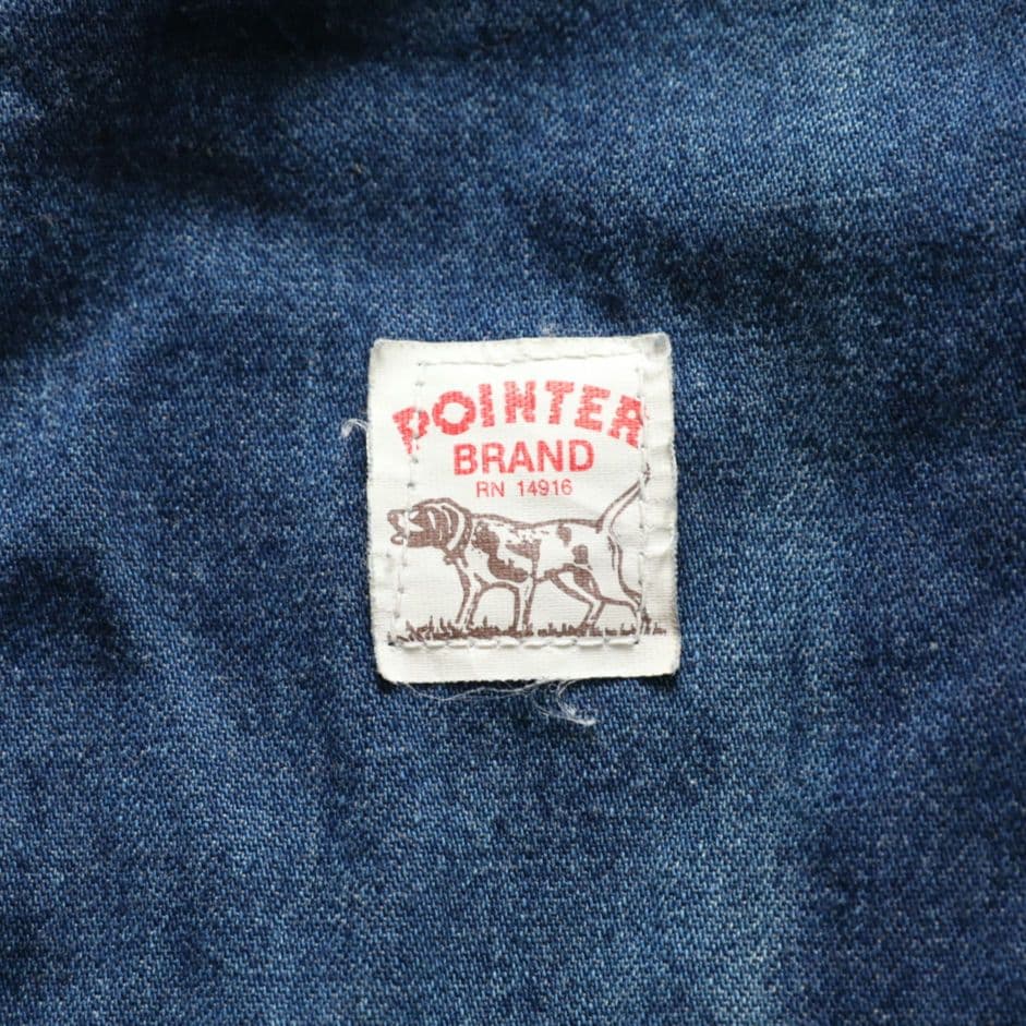 70s Pointer Brand デニムオールインワン USA製 Sサイズ相当