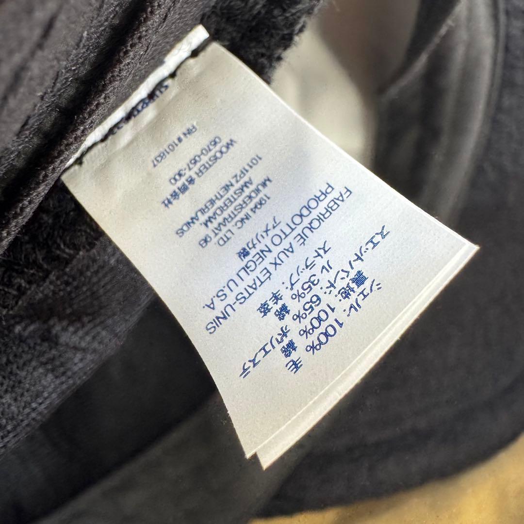 【人気】SUPREME キャップ　ブラック　Sロゴ ウール　USA