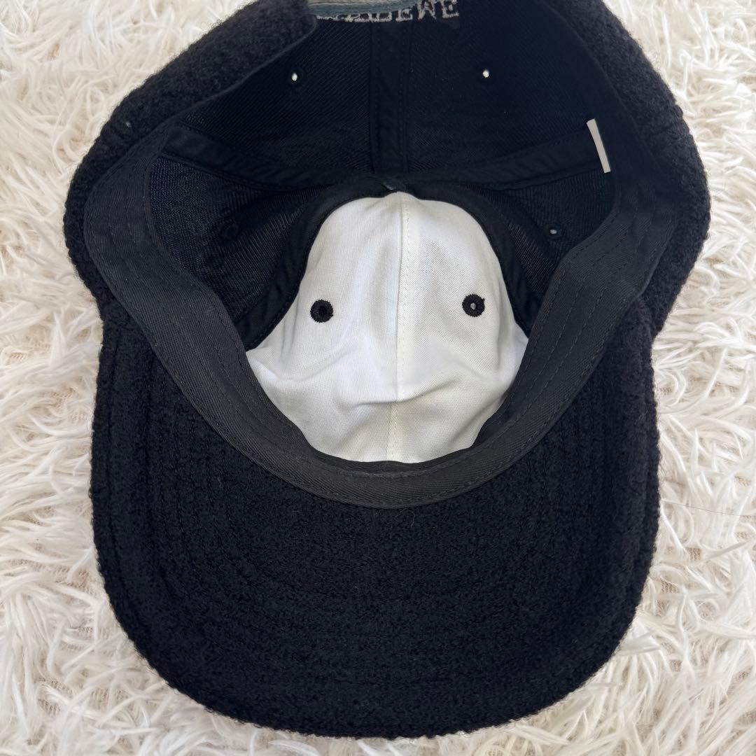 【人気】SUPREME キャップ　ブラック　Sロゴ ウール　USA