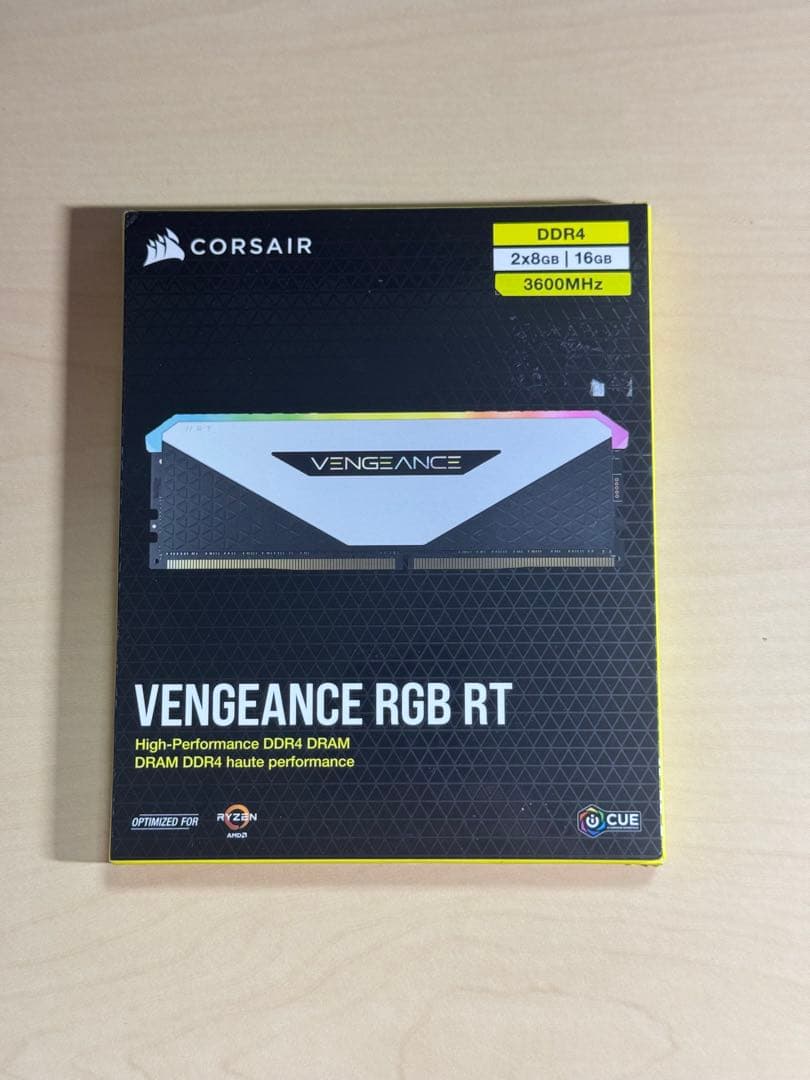 動作確認済み CORSAIR DDR4メモリー8GB×2(16GB)