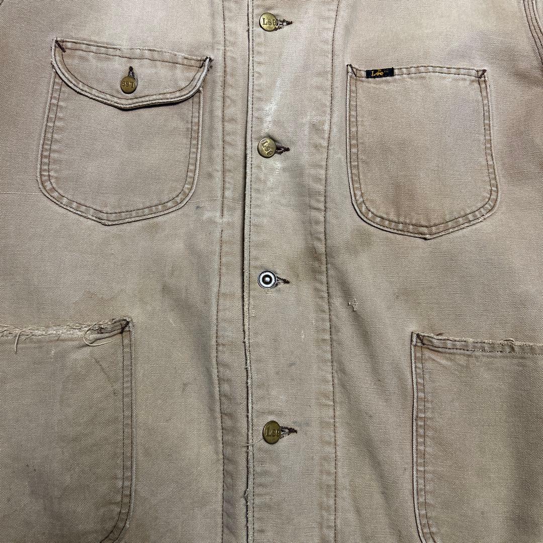 70s Lee 92-LJ ブラウンダックカバーオール　　ライナー付ヴィンテージ