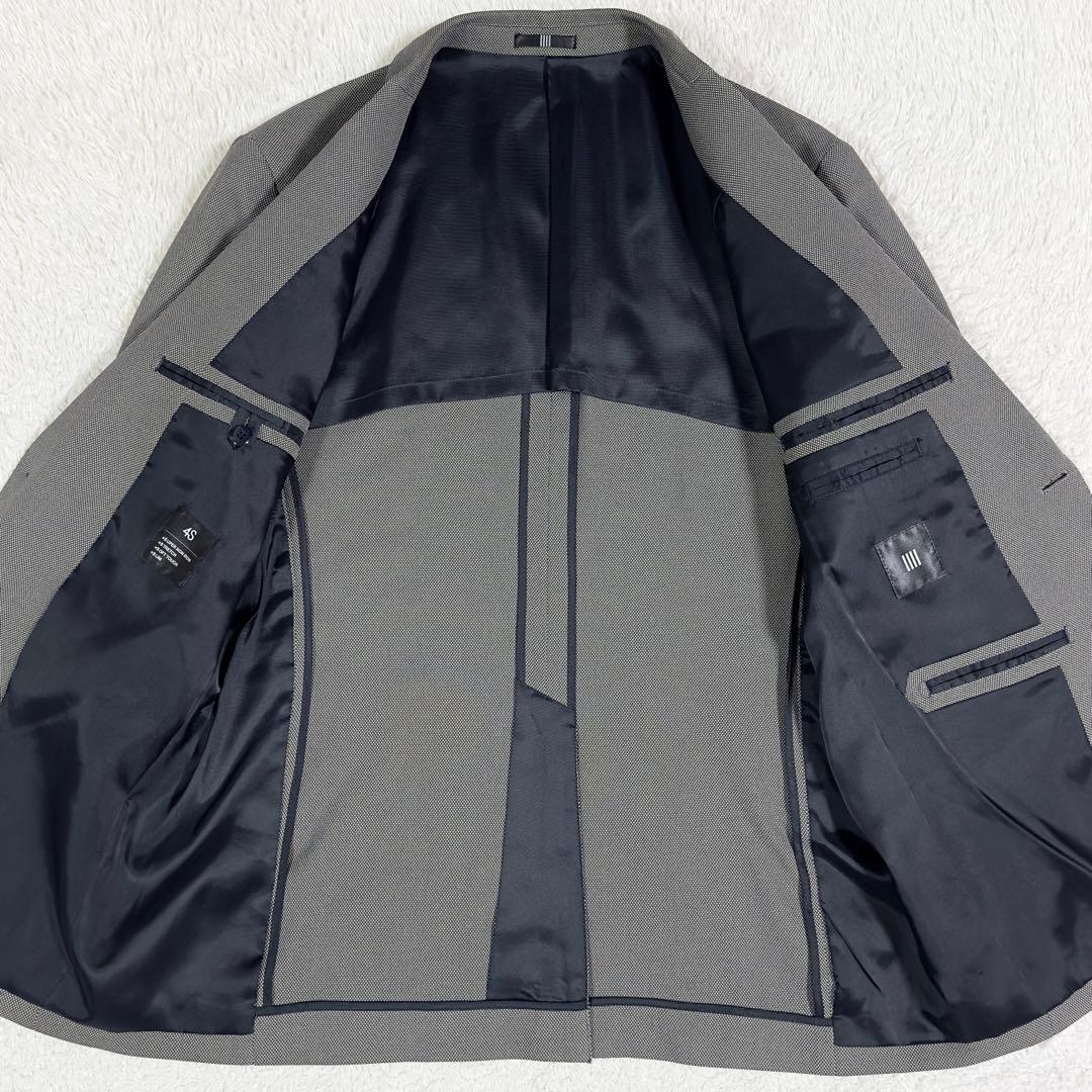 美品✨スーツセレクト スリーピース セットアップ スーツ 4S グレー A4