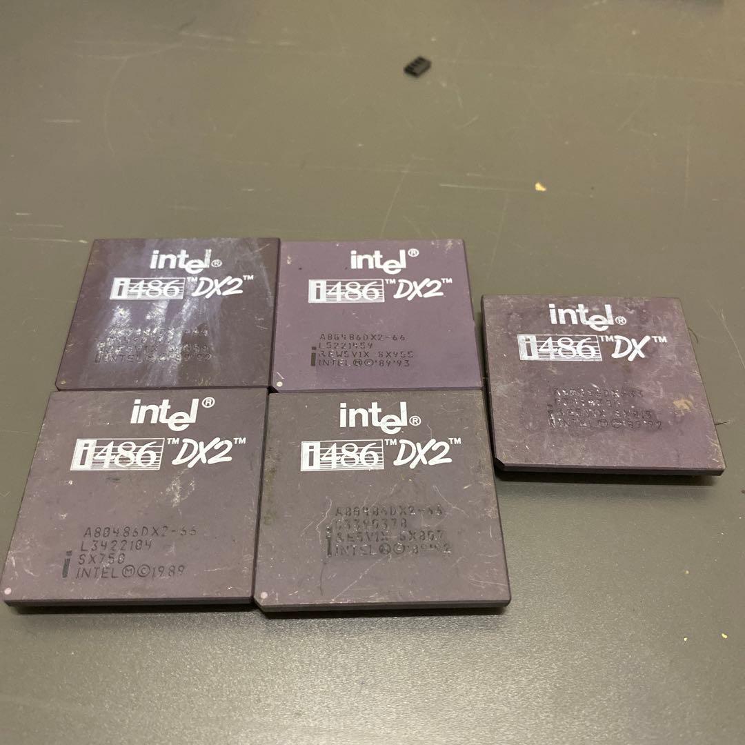 レトロ　CPU Intel i486DX2