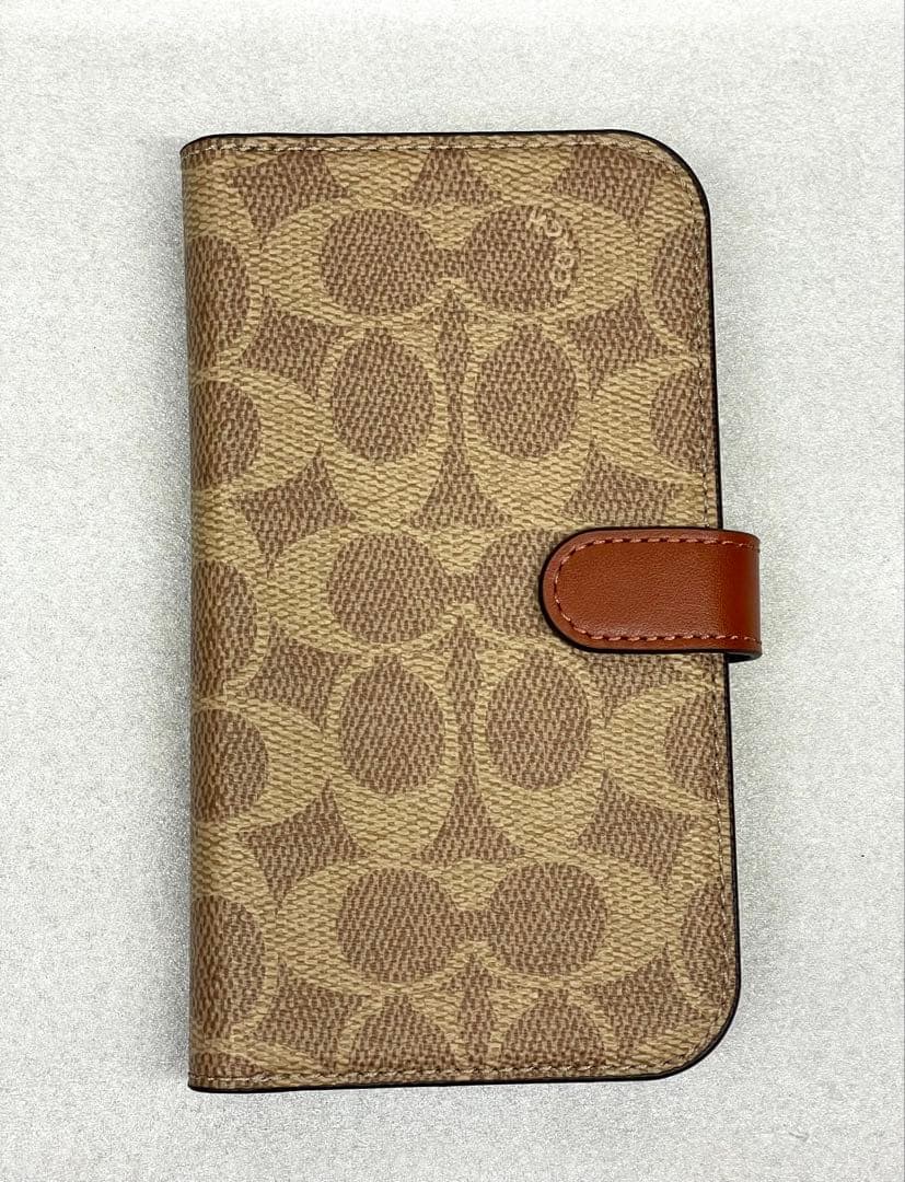 iPhone15 COACH手帳型ケース