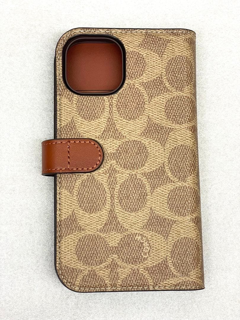 iPhone15 COACH手帳型ケース