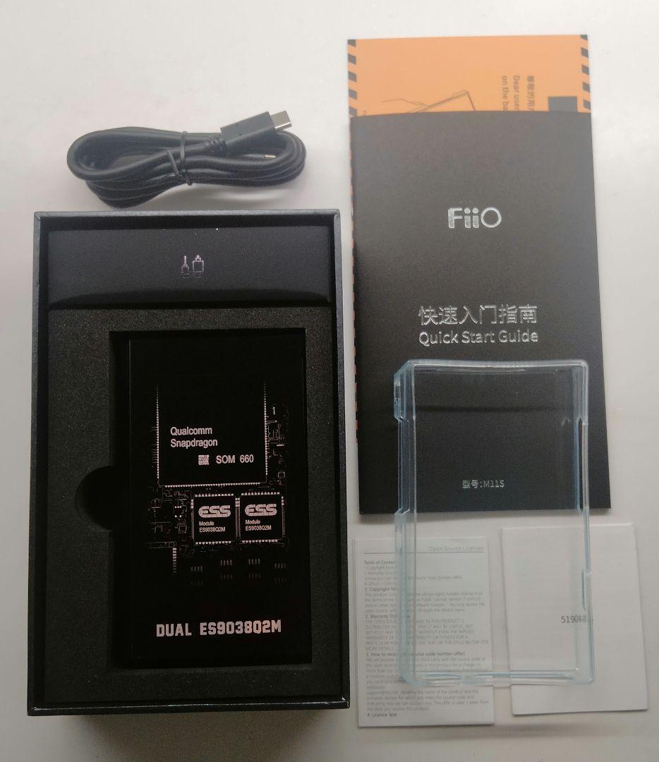 【極美品】FiiO M11S DAP 純正PUレザーケース mSD 256GB付