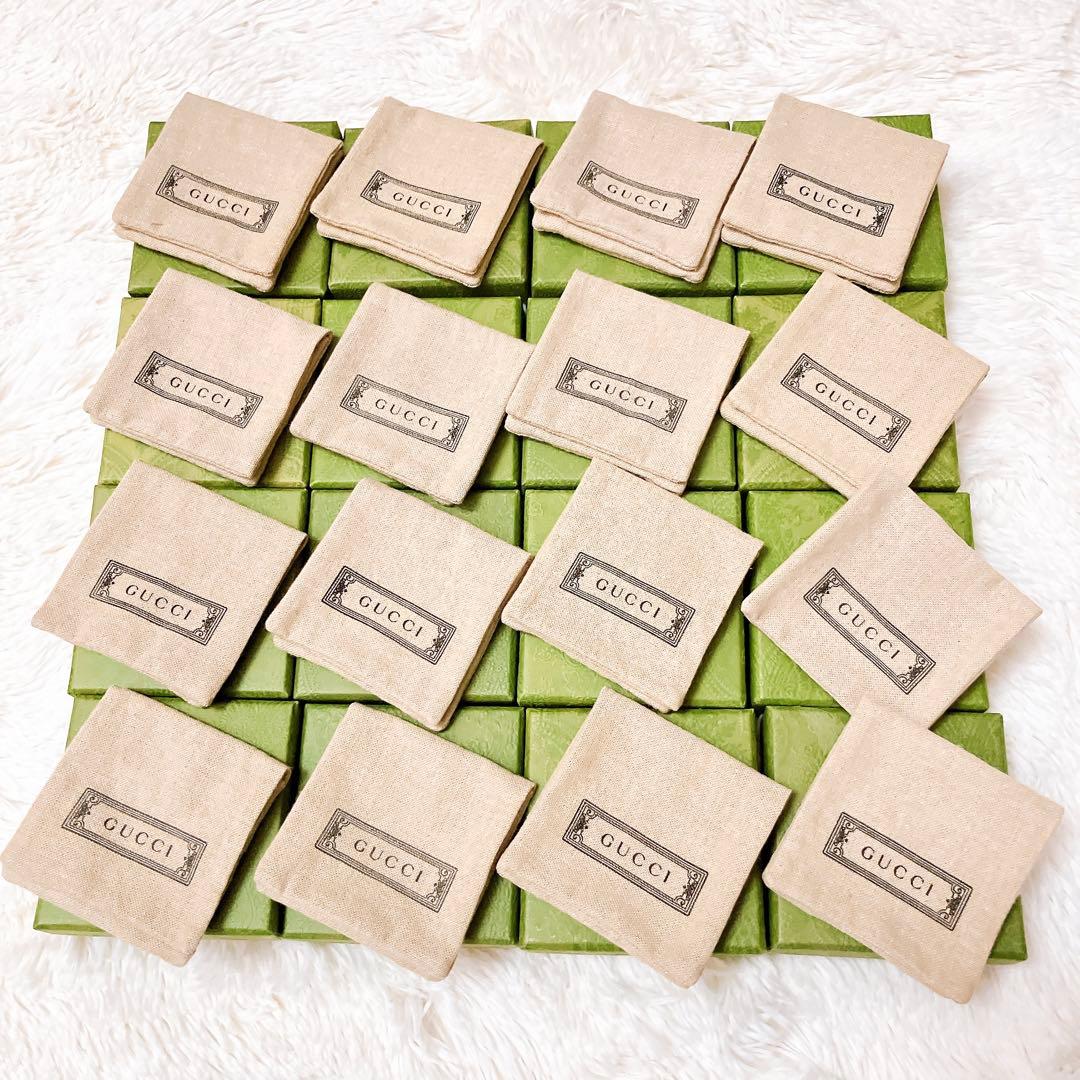 グッチ GUCCI アクセサリー入れ ケース 保存袋 空箱 16個セット