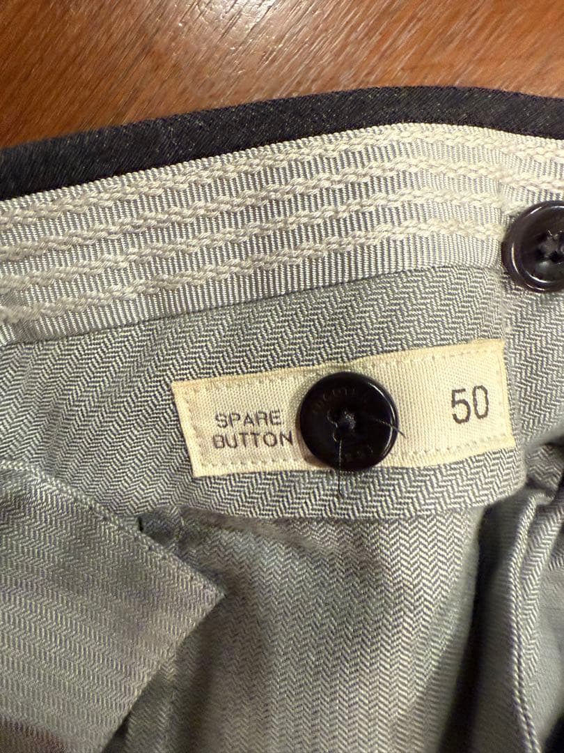 インコテックス　ダークグレー スラックス