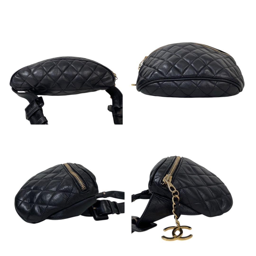 超希少　シャネル　マトラッセ　ラムスキン　ボディバッグ　ココチャーム　5001