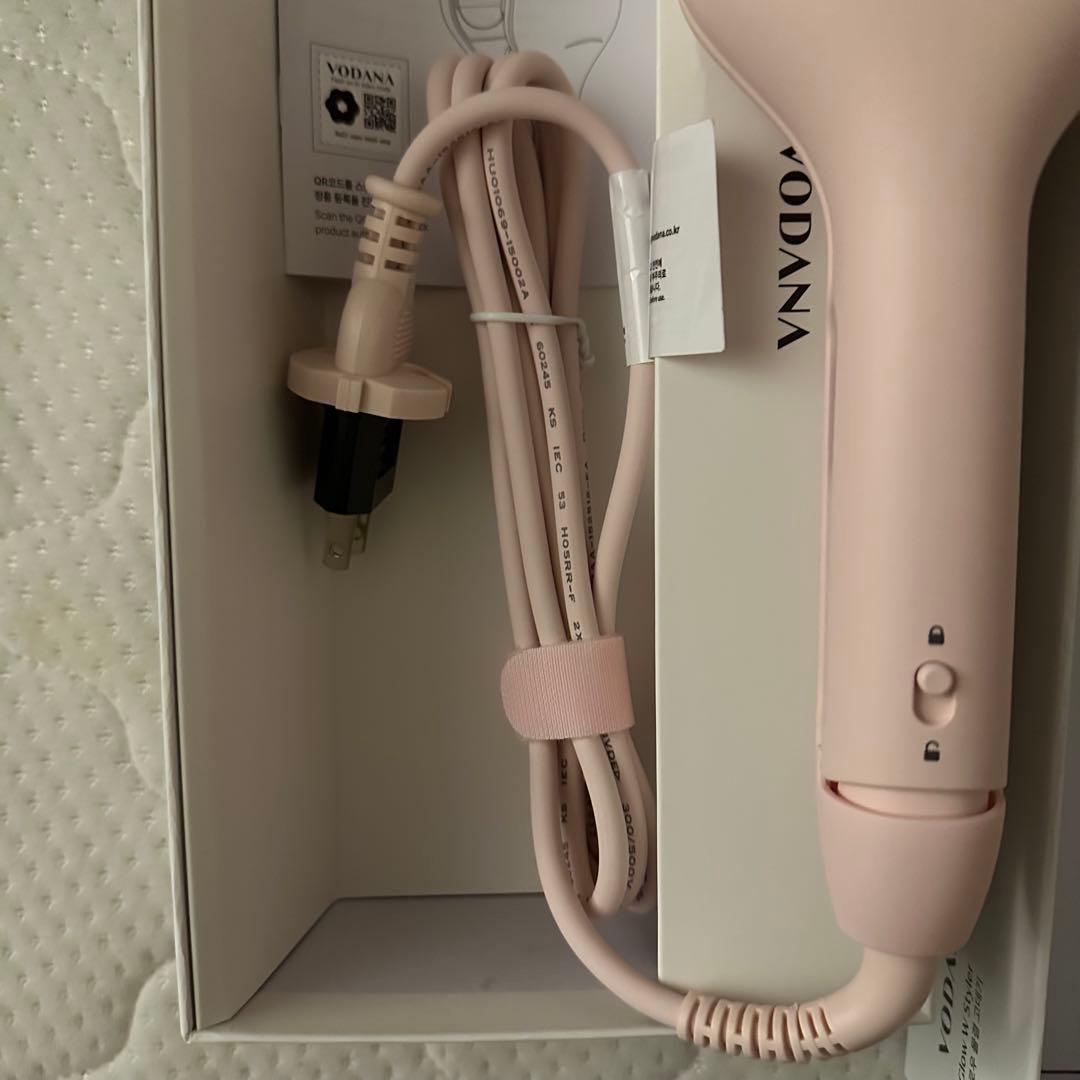 VODANA グローウェーブ アイロン40mmパウダーピンク