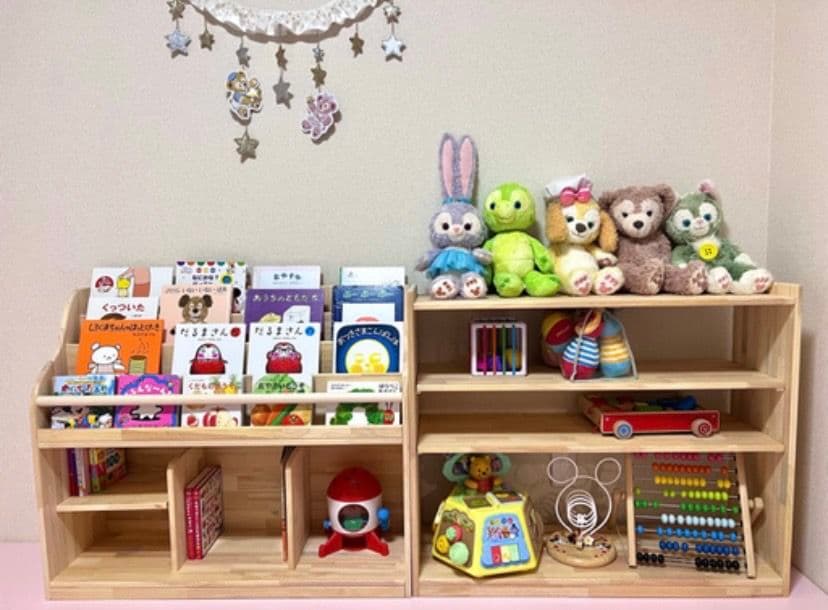 ①Ｍi様　絵本棚、おもちゃ棚セット