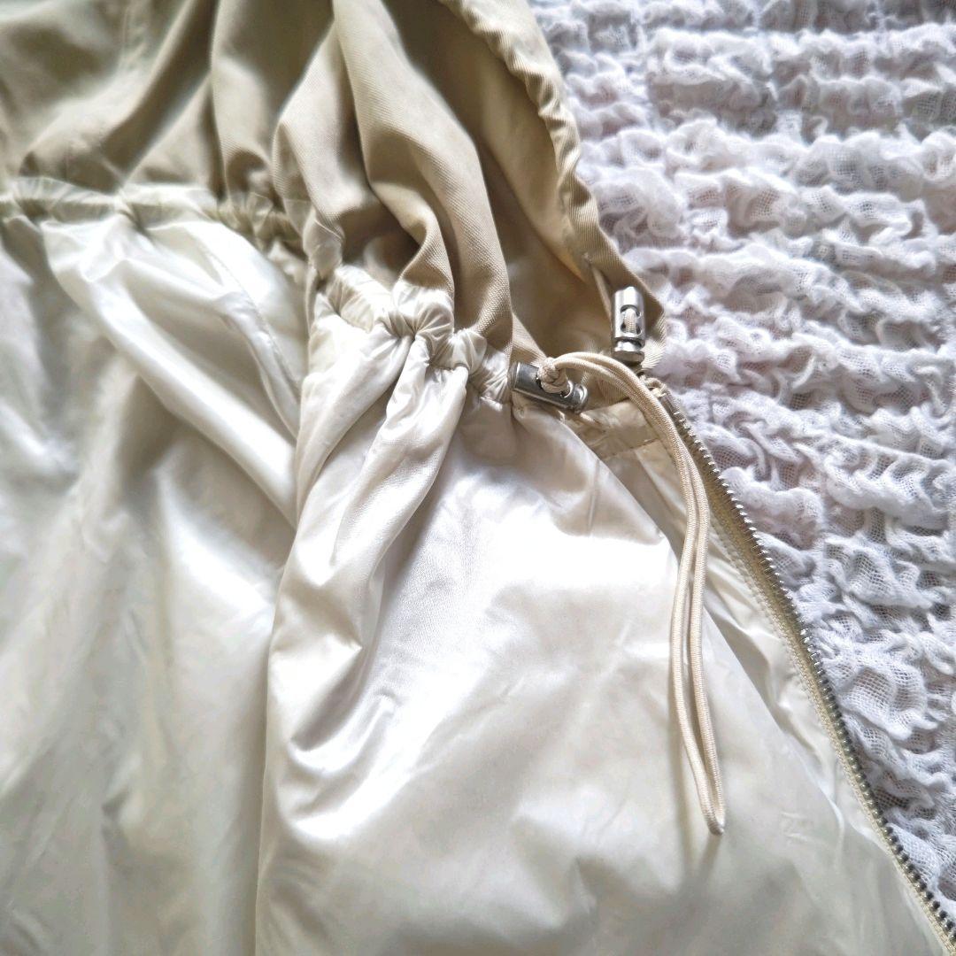 ウィムガゼット フーデッドブルゾン　日本製　ベージュ　フリー