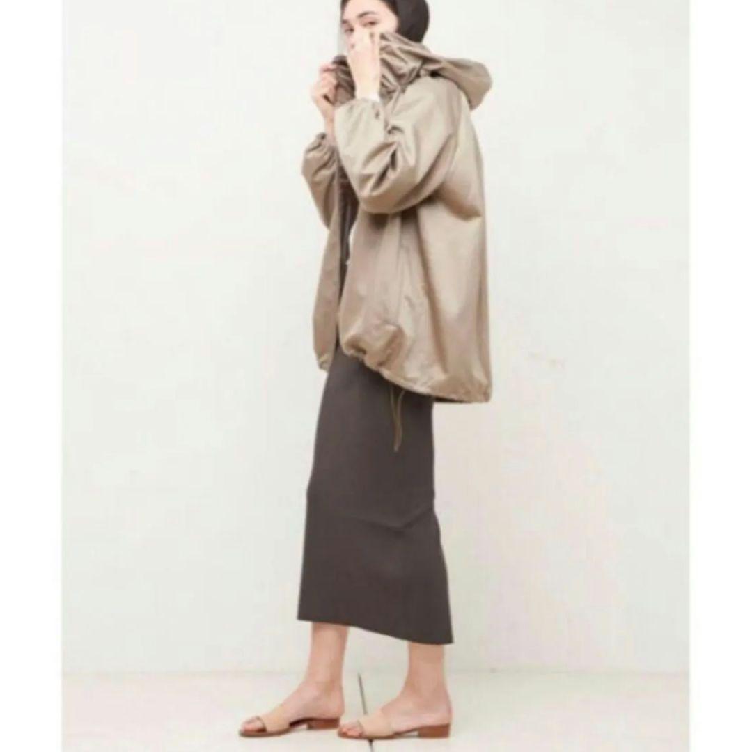 ウィムガゼット フーデッドブルゾン　日本製　ベージュ　フリー