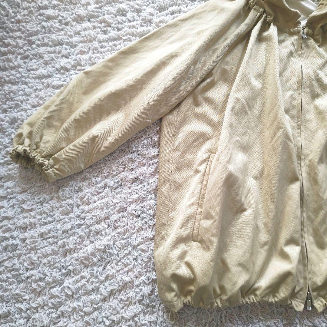 ウィムガゼット フーデッドブルゾン　日本製　ベージュ　フリー