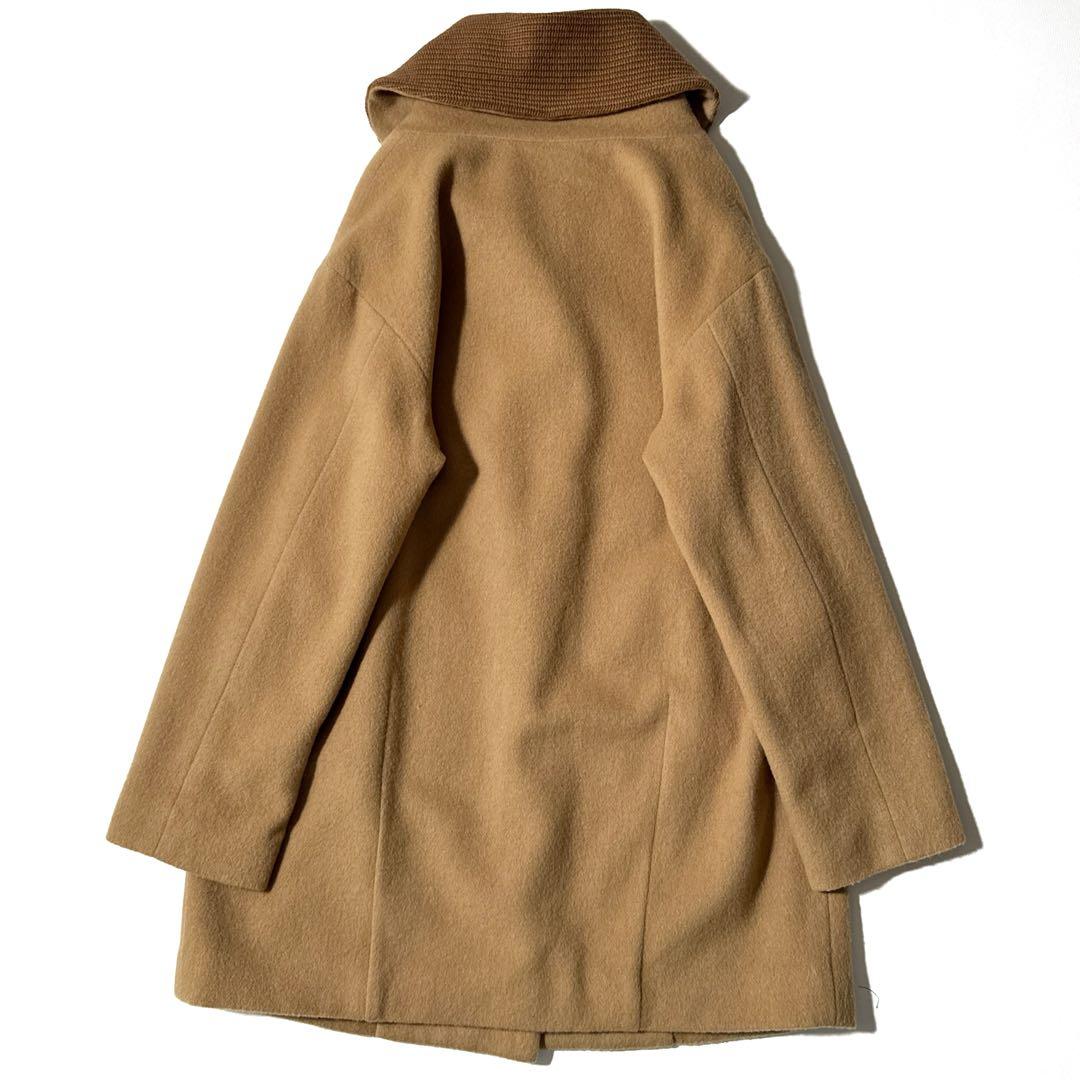 ピッコーネ ウールフーデッドコート 大きいサイズ