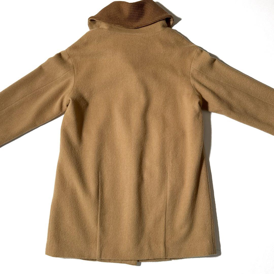 ピッコーネ ウールフーデッドコート 大きいサイズ