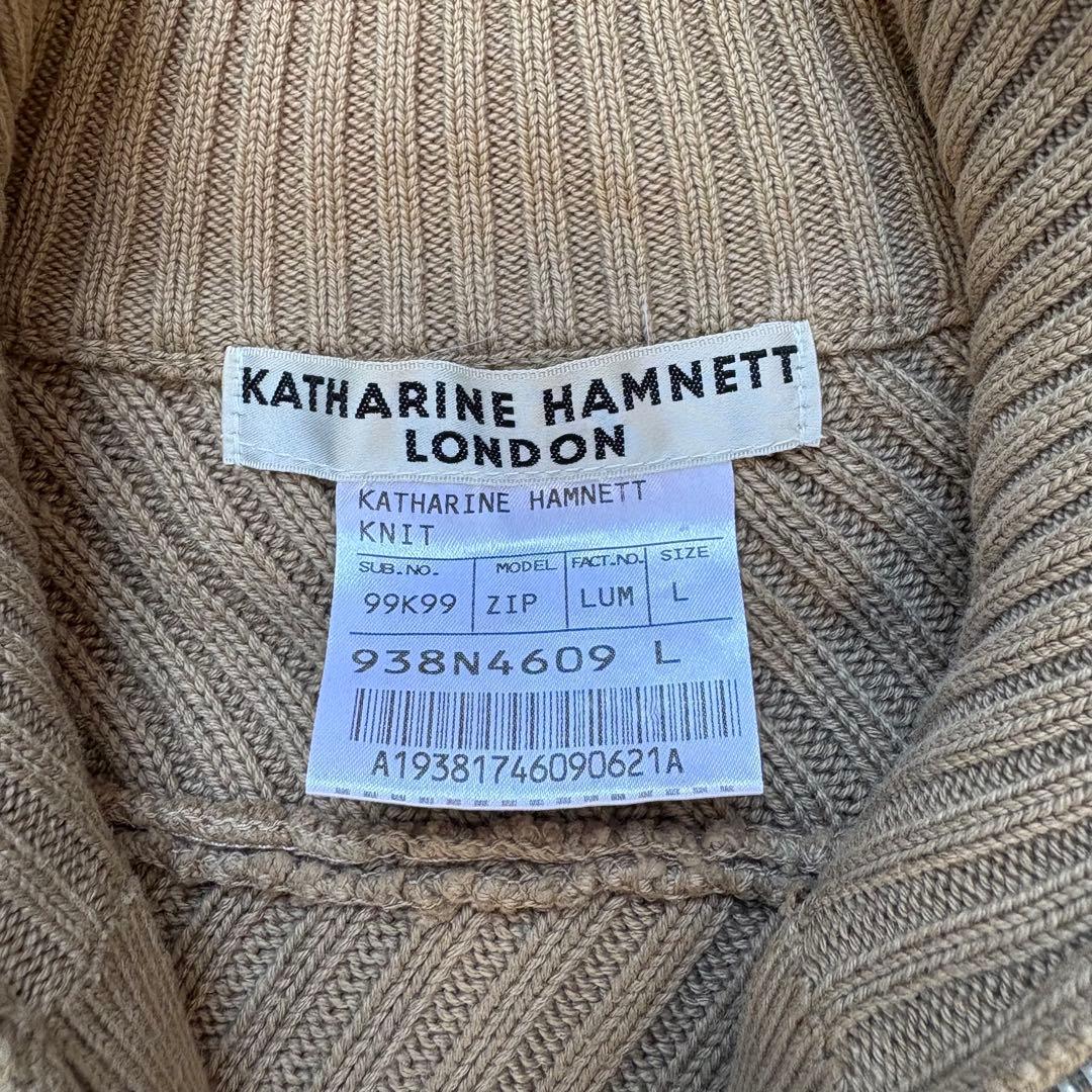 KATHARINE HAMNETT キャサリンハムネット ドライバーズニット L