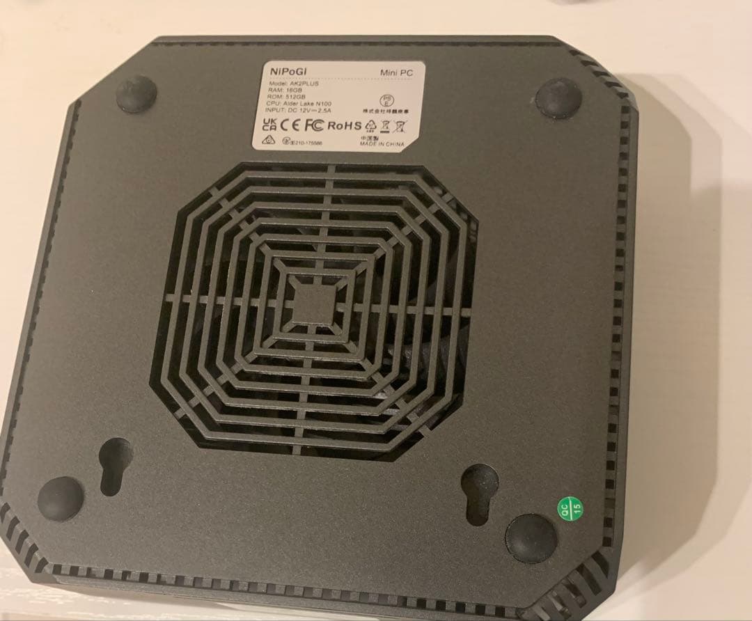 ミニPC NIPOGI Mini PC n100