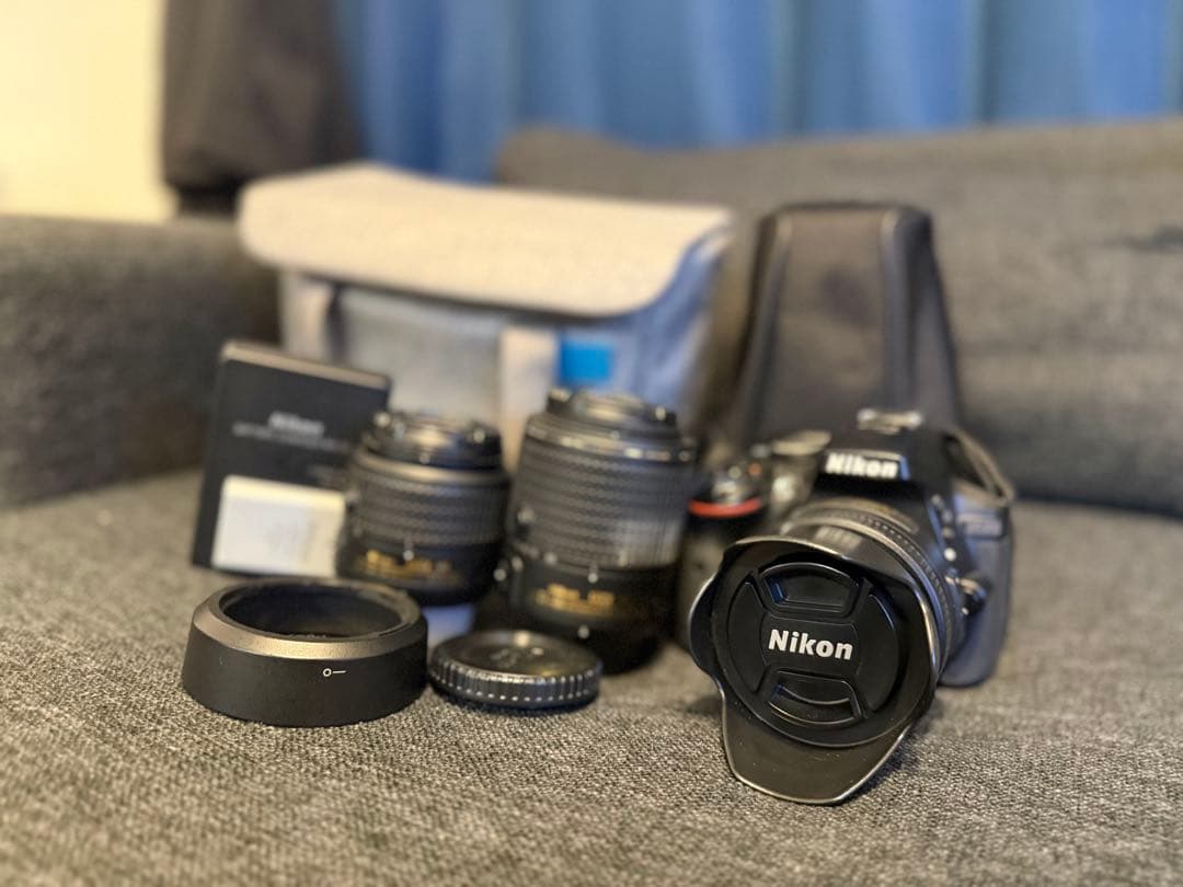 【レンズ3本付】Nikon D5300（動作確認済）
