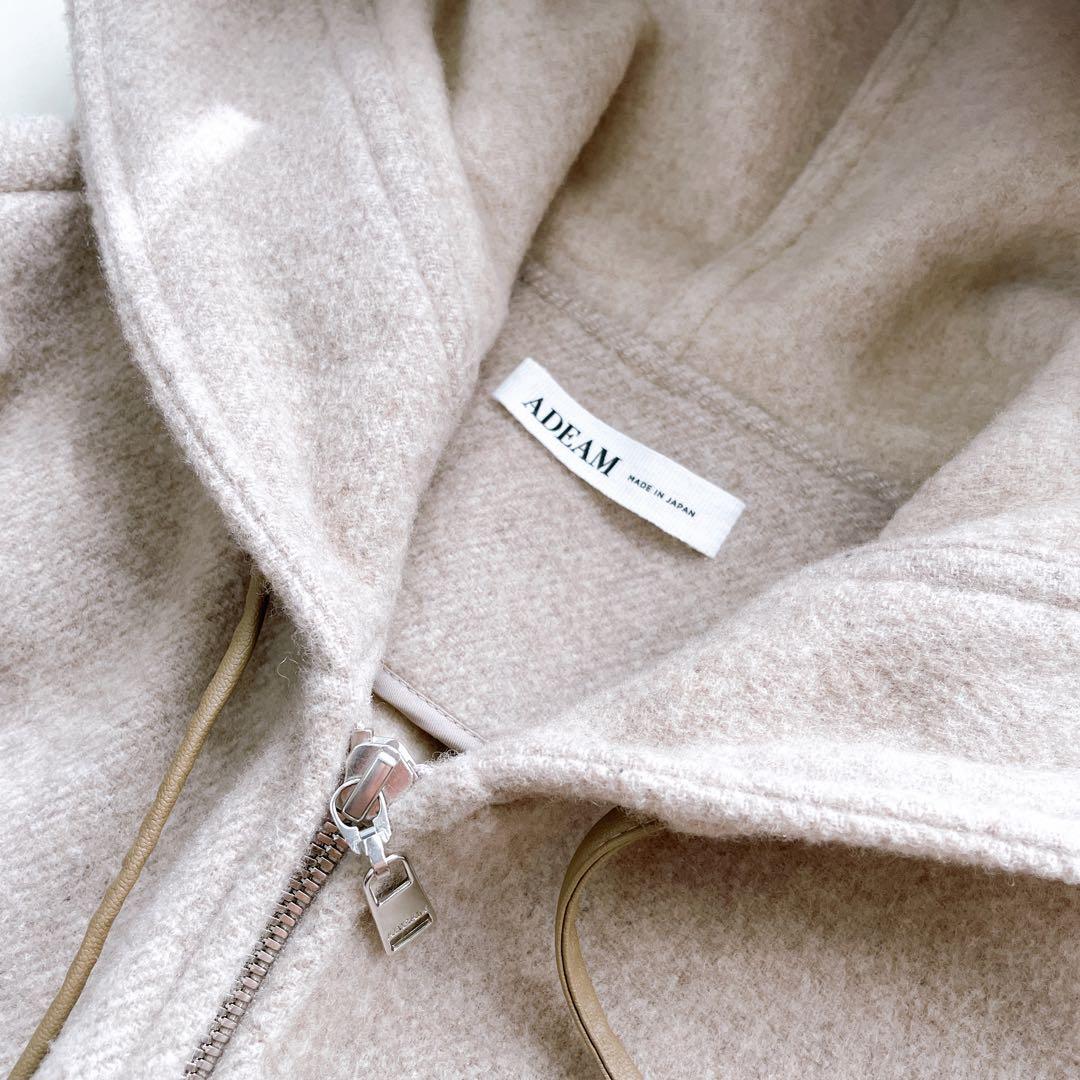 美品✨アディアム フォクシー チェスナットショートコート ベージュ S