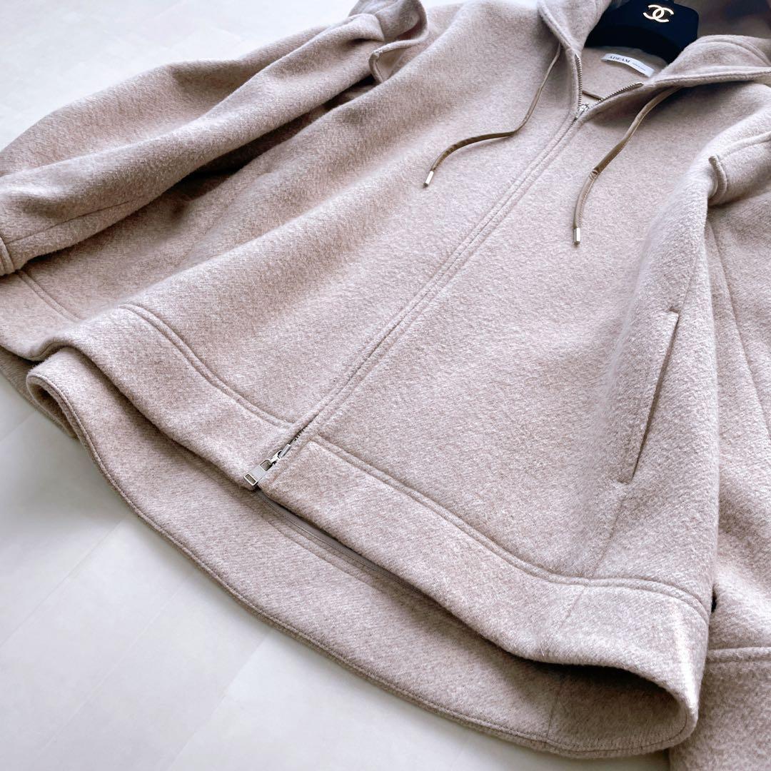 美品✨アディアム フォクシー チェスナットショートコート ベージュ S