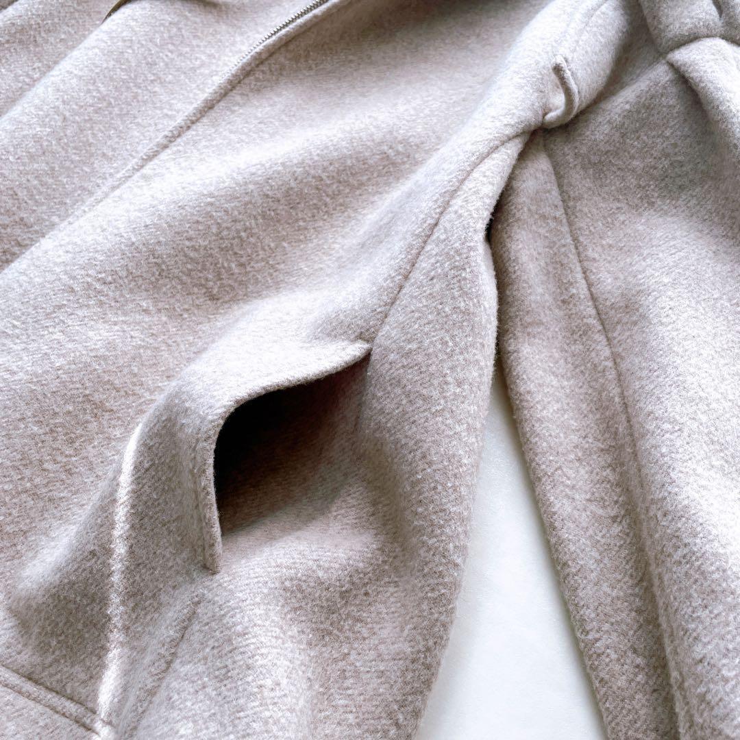 美品✨アディアム フォクシー チェスナットショートコート ベージュ S