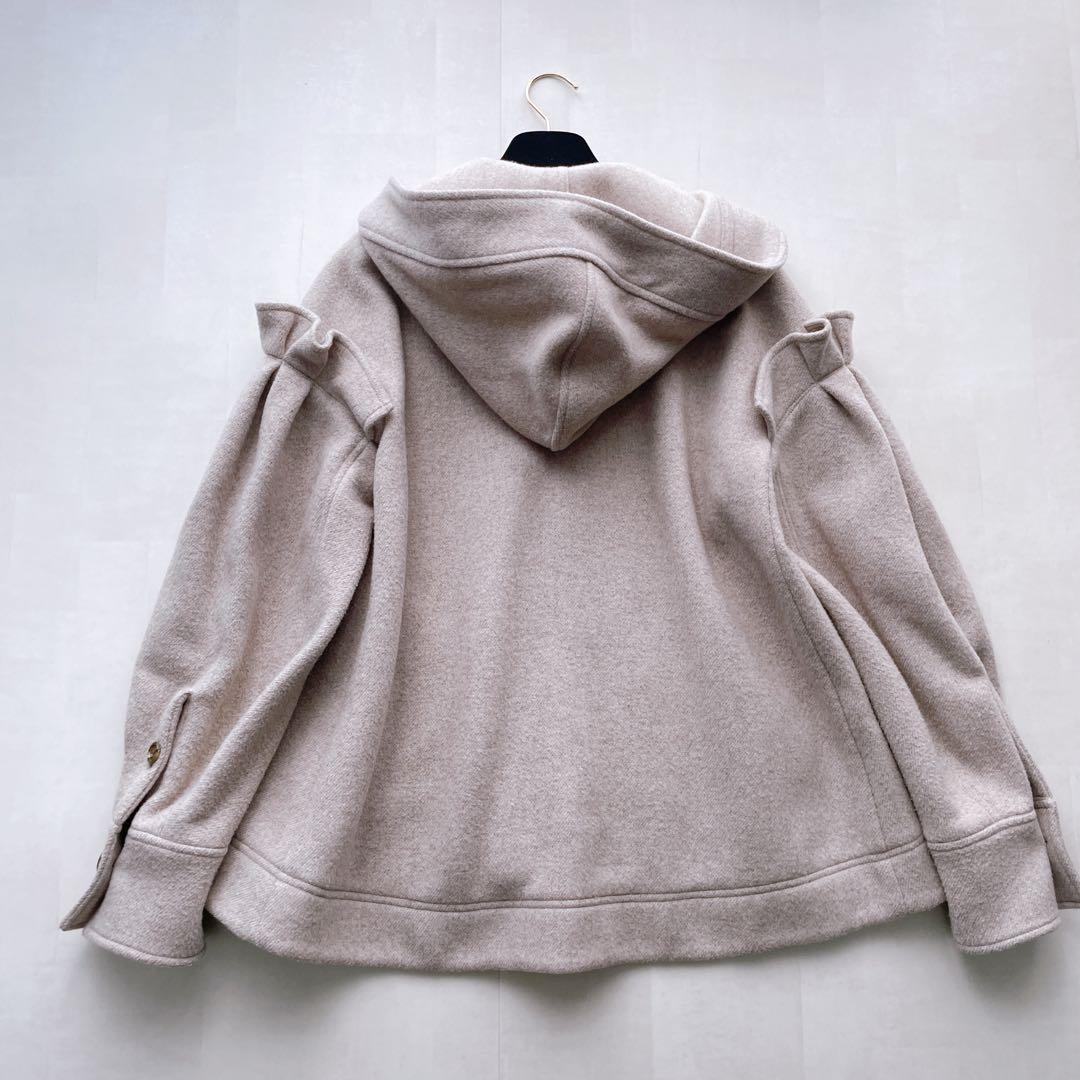 美品✨アディアム フォクシー チェスナットショートコート ベージュ S