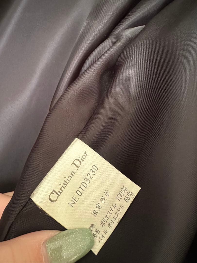 【美品】Christian Dior Miss Dior ファーコート M