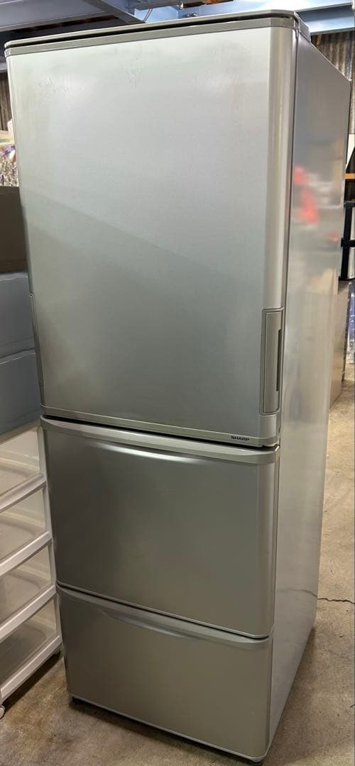 名古屋市内無料配送49★シャープ 350L 2016年製 冷蔵庫 中古動作品